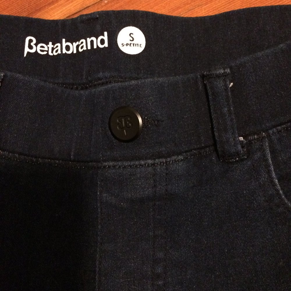 Betabrand Yoga Pants - Dark Indigo Jeans - petite small - Picture 3 of 4